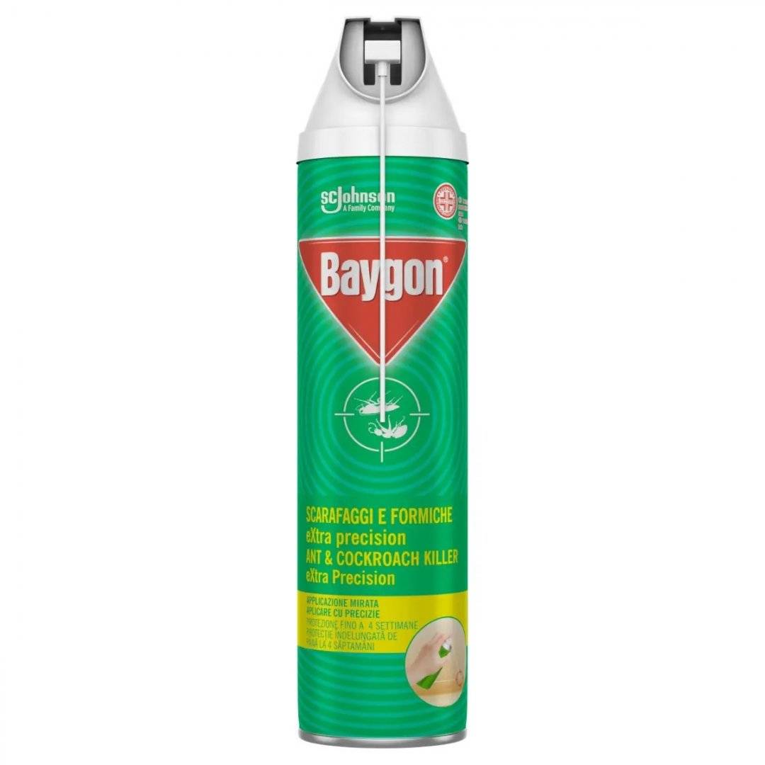 Baygon Spray Extra Precizie Gandaci si Furnici 400ml